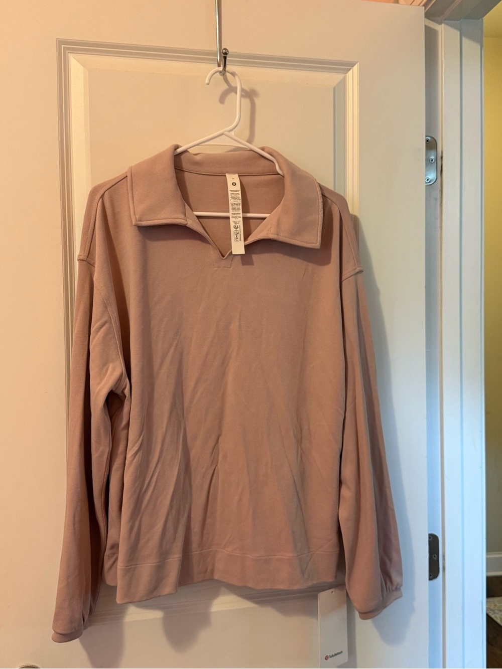 lululemon athletica Mauve Collared Pullover
